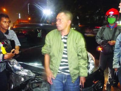 Oloan Hutasoit tampak shock