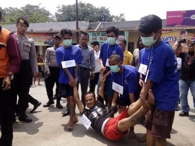 Rekonstruksi pembunuhan Kasus KW4 